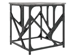 Outlet Mesa de centro 45x45x47,5 cm derivados de madeira cinza sonoma PT441928 Cinzento