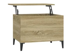 Mesa De Centro| Mesa de centro 60x44,5x45 cm derivados madeira carvalho sonoma PT210480 Castanho