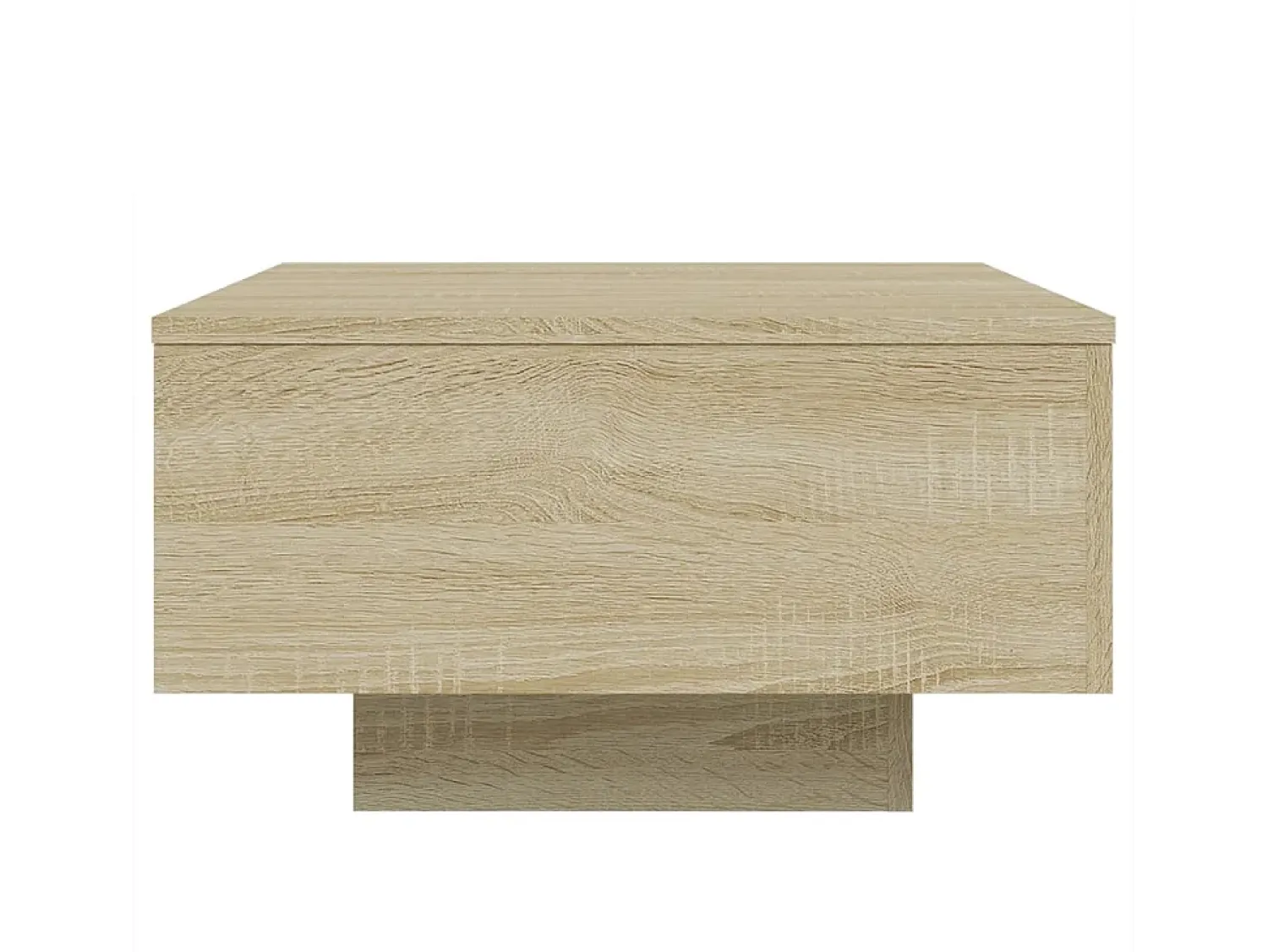 Mesa De Centro|vidaxl Mesa de centro 55x55x31 cm derivados de madeira carvalho sonoma Natural claro