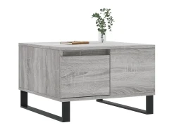 Mesa de centro 55x55x36,5 cm derivados de madeira cinza sonoma PT736628^ Mesa De Centro