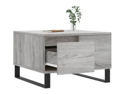 Mesa de centro 55x55x36,5 cm derivados de madeira cinza sonoma PT736628^ Mesa De Centro