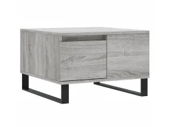 Mesa de centro 55x55x36,5 cm derivados de madeira cinza sonoma PT736628^ Mesa De Centro