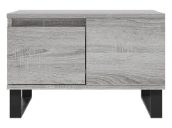 Mesa de centro 55x55x36,5 cm derivados de madeira cinza sonoma PT736628^ Mesa De Centro