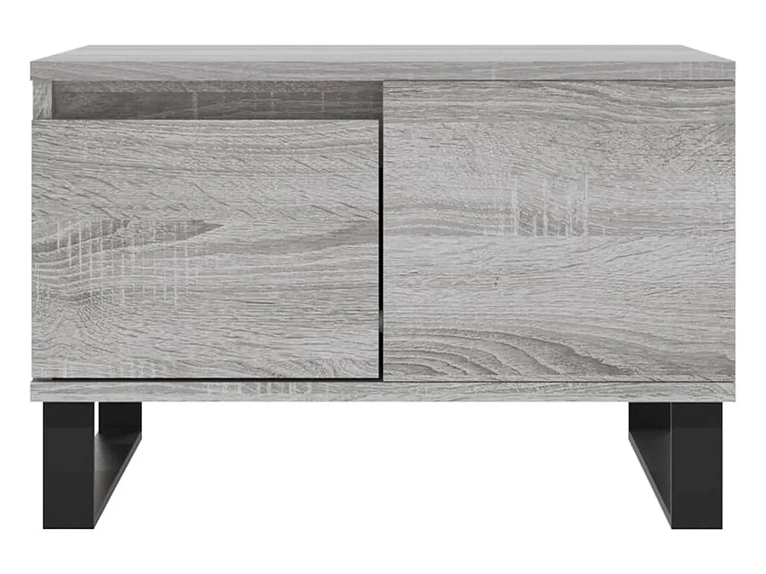 Mesa de centro 55x55x36,5 cm derivados de madeira cinza sonoma PT736628^ Mesa De Centro