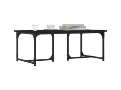 Discount Mesa de centro 90x50x35 cm derivados de madeira PT954844 Preto