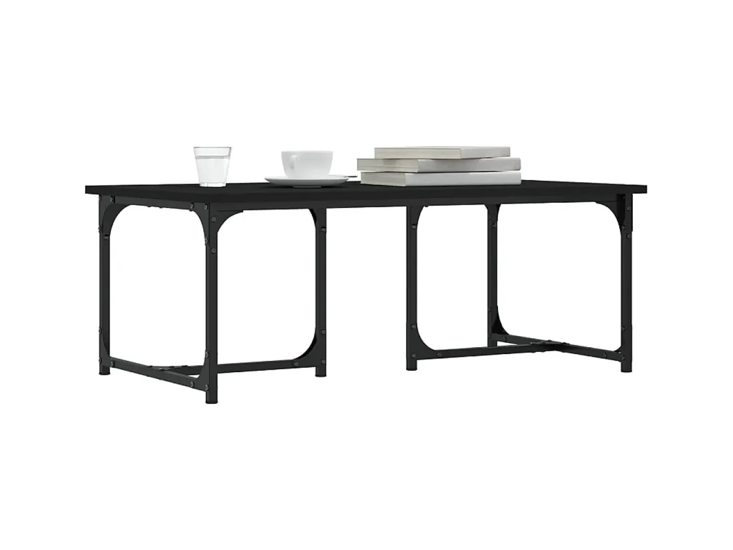 Discount Mesa de centro 90x50x35 cm derivados de madeira PT954844 Preto
