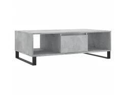Mesa de centro 104x60x35 cm derivados madeira cimento PT573663^ Mesa De Centro