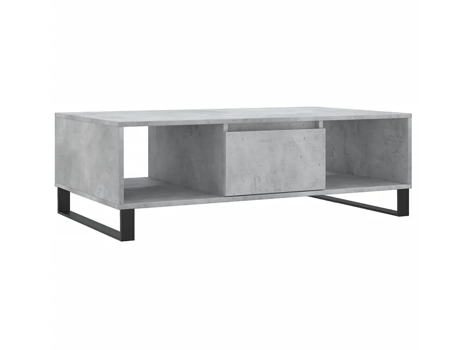 Mesa de centro 104x60x35 cm derivados madeira cimento PT573663^ Mesa De Centro