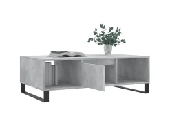 Mesa de centro 104x60x35 cm derivados madeira cimento PT573663^ Mesa De Centro