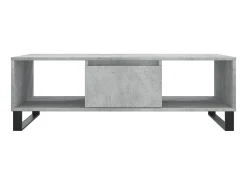Mesa de centro 104x60x35 cm derivados madeira cimento PT573663^ Mesa De Centro