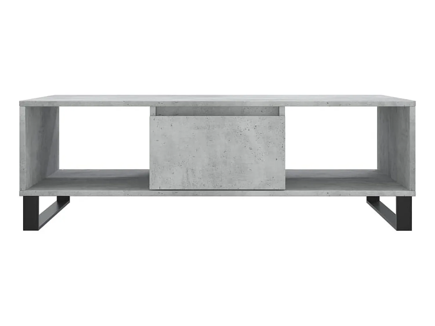 Mesa de centro 104x60x35 cm derivados madeira cimento PT573663^ Mesa De Centro