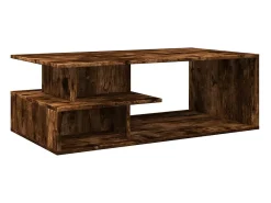 Hot vidaxl Mesa de centro 102x55x35 cm derivados madeira carvalho fumado Natural claro