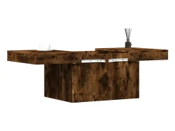 Best Mesa de centro 80x55x40 cm derivados de madeira carvalho fumado PT187790 Castanho