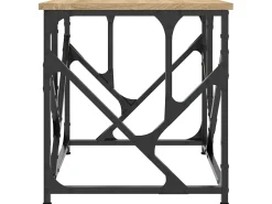Mesa De Centro* Mesa de centro 45x45x47,5 cm derivados madeira carvalho sonoma PT302408 Castanho