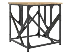 Mesa De Centro* Mesa de centro 45x45x47,5 cm derivados madeira carvalho sonoma PT302408 Castanho