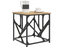 Mesa De Centro* Mesa de centro 45x45x47,5 cm derivados madeira carvalho sonoma PT302408 Castanho