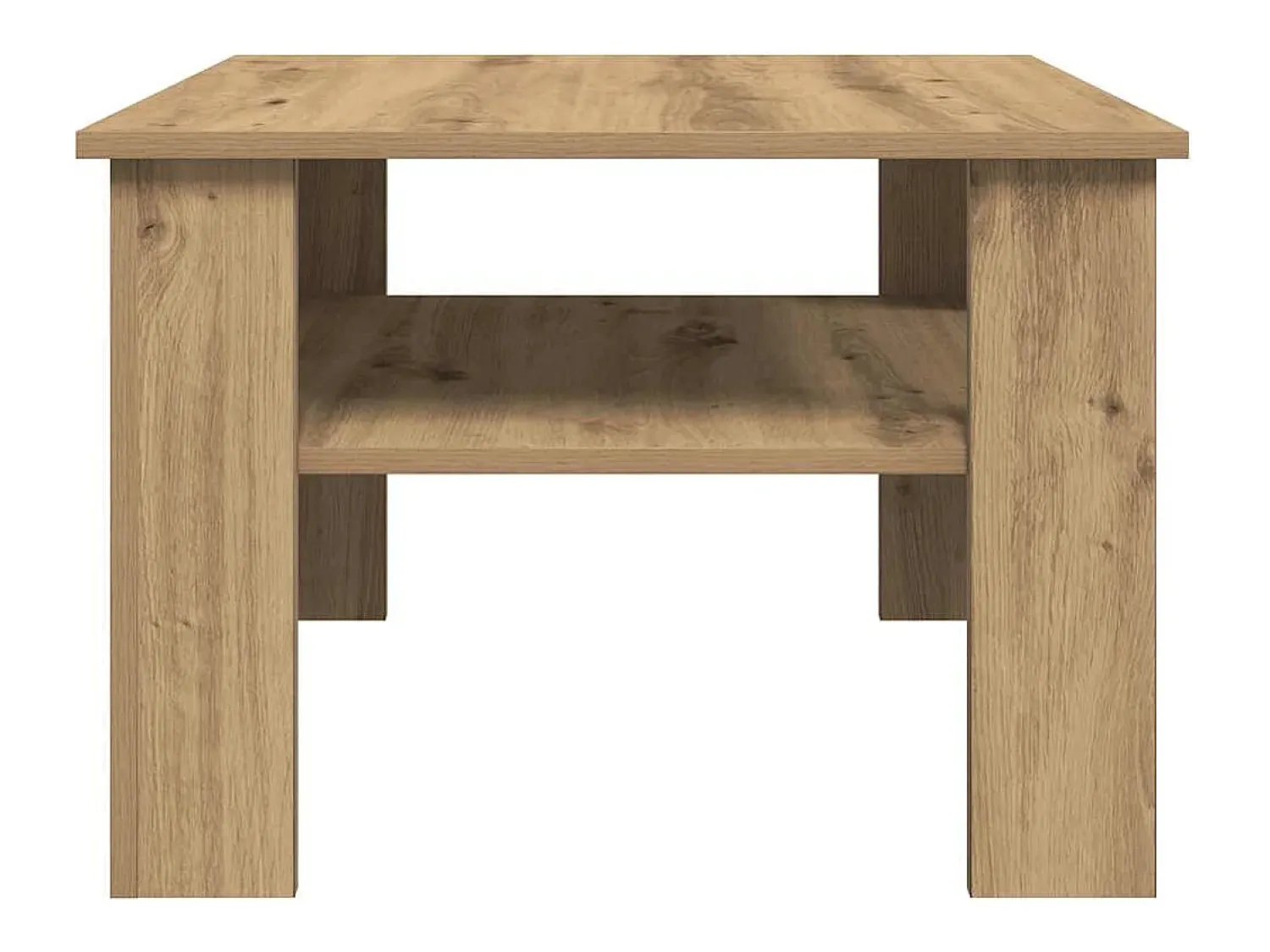 Sale vidaxl Mesa de centro 60x60x42 cm derivados madeira carvalho castanho Natural claro