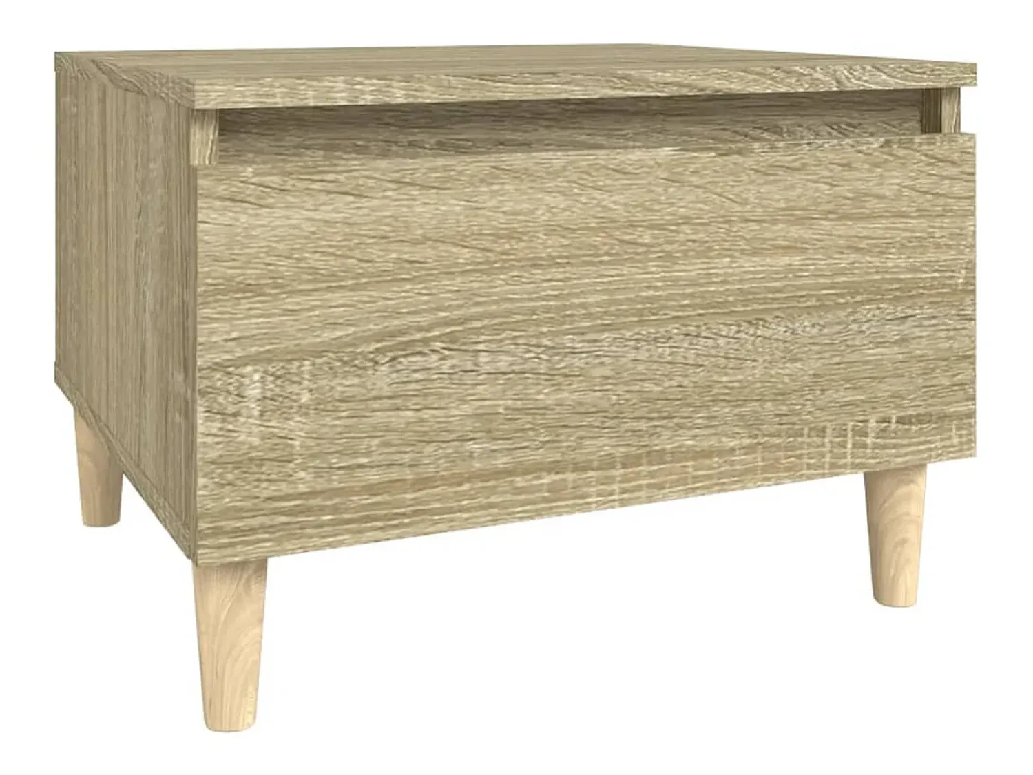 Mesa De Centro* Mesa de centro 50x46x35 cm derivados de madeira carvalho sonoma PT722364 Castanho