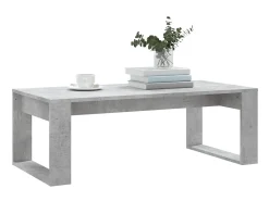 Mesa De Centro* Mesa de centro 102x50x35 cm derivados madeira cimento PT305898 Cinzento