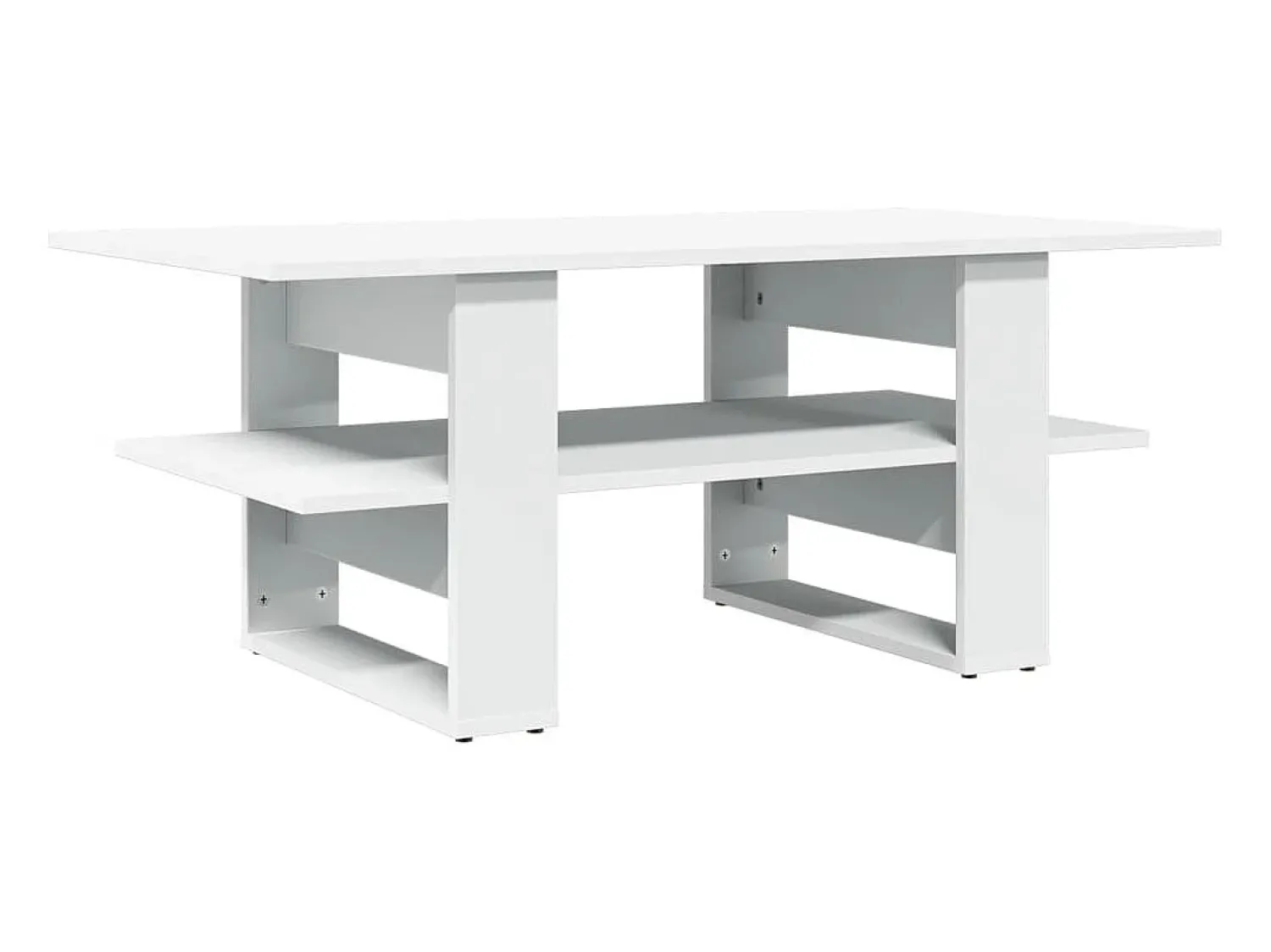Mesa De Centro* Mesa de centro 102x55x42 cm derivados de madeira PT429662 Branco