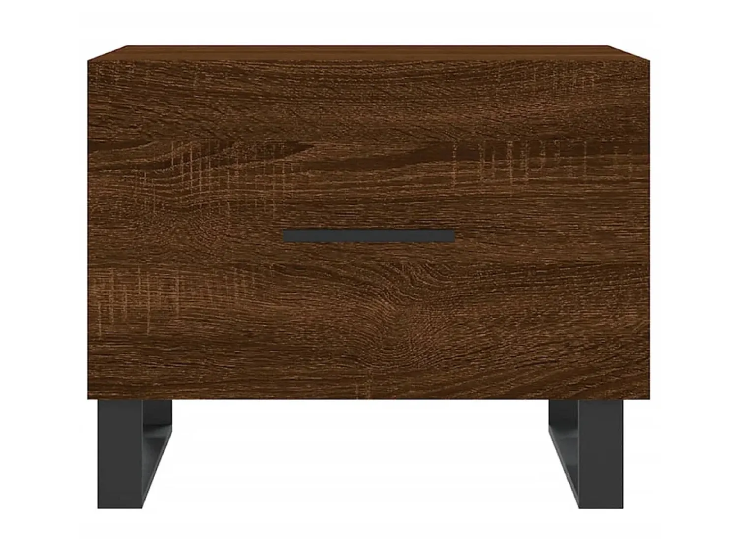 Clearance Mesa de centro 50x50x40 cm derivados madeira carvalho PT766839 Castanho