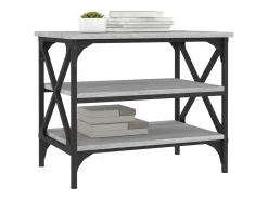 Mesa de centro 55x38x45 cm derivados de madeira sonoma PT616131^ Mesa De Centro