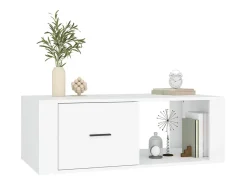 Discount vidaxl Mesa de centro 100x50,5x35 cm derivados de madeira Branco