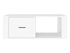 Discount vidaxl Mesa de centro 100x50,5x35 cm derivados de madeira Branco