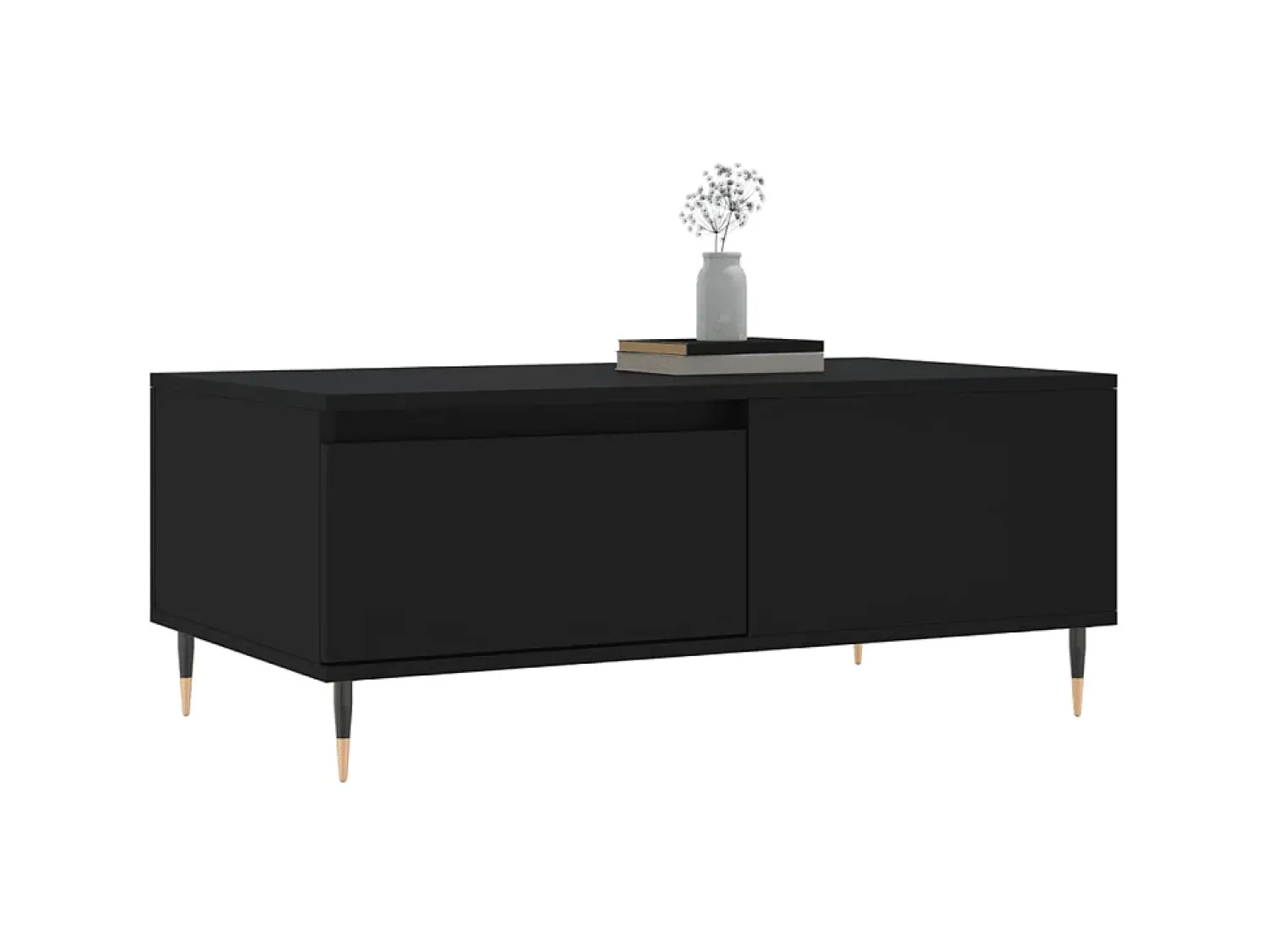 Mesa De Centro* Mesa de centro 90x50x36,5 cm derivados de madeira PT703607 Preto