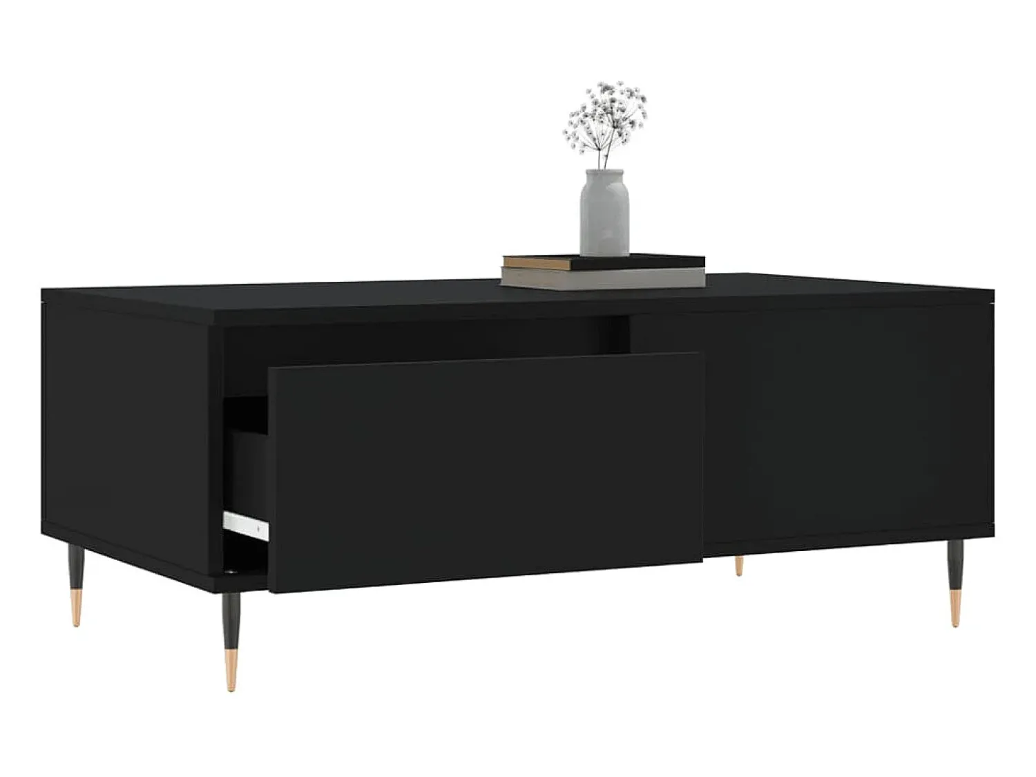 Mesa De Centro* Mesa de centro 90x50x36,5 cm derivados de madeira PT703607 Preto