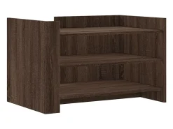 Mesa de centro 80x50x50 cm derivados madeira carvalho PT420104^ Mesa De Centro