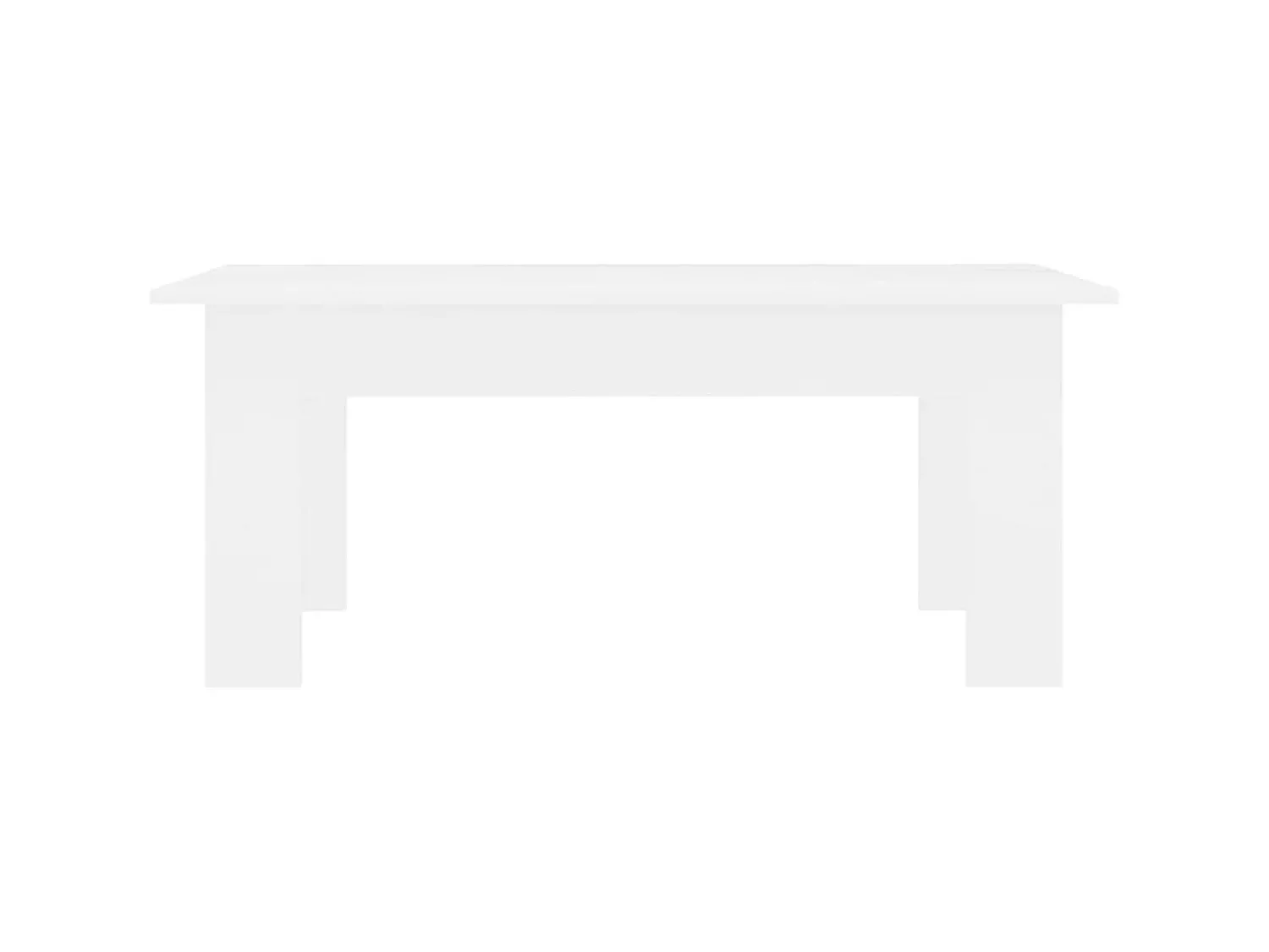 Best Mesa de centro 100x60x42 cm derivados de madeira PT655708 Branco