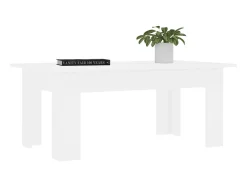 Best Mesa de centro 100x60x42 cm derivados de madeira PT655708 Branco