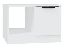 Mesa de centro 50x50x36 cm derivados de madeira PT163994 Branco