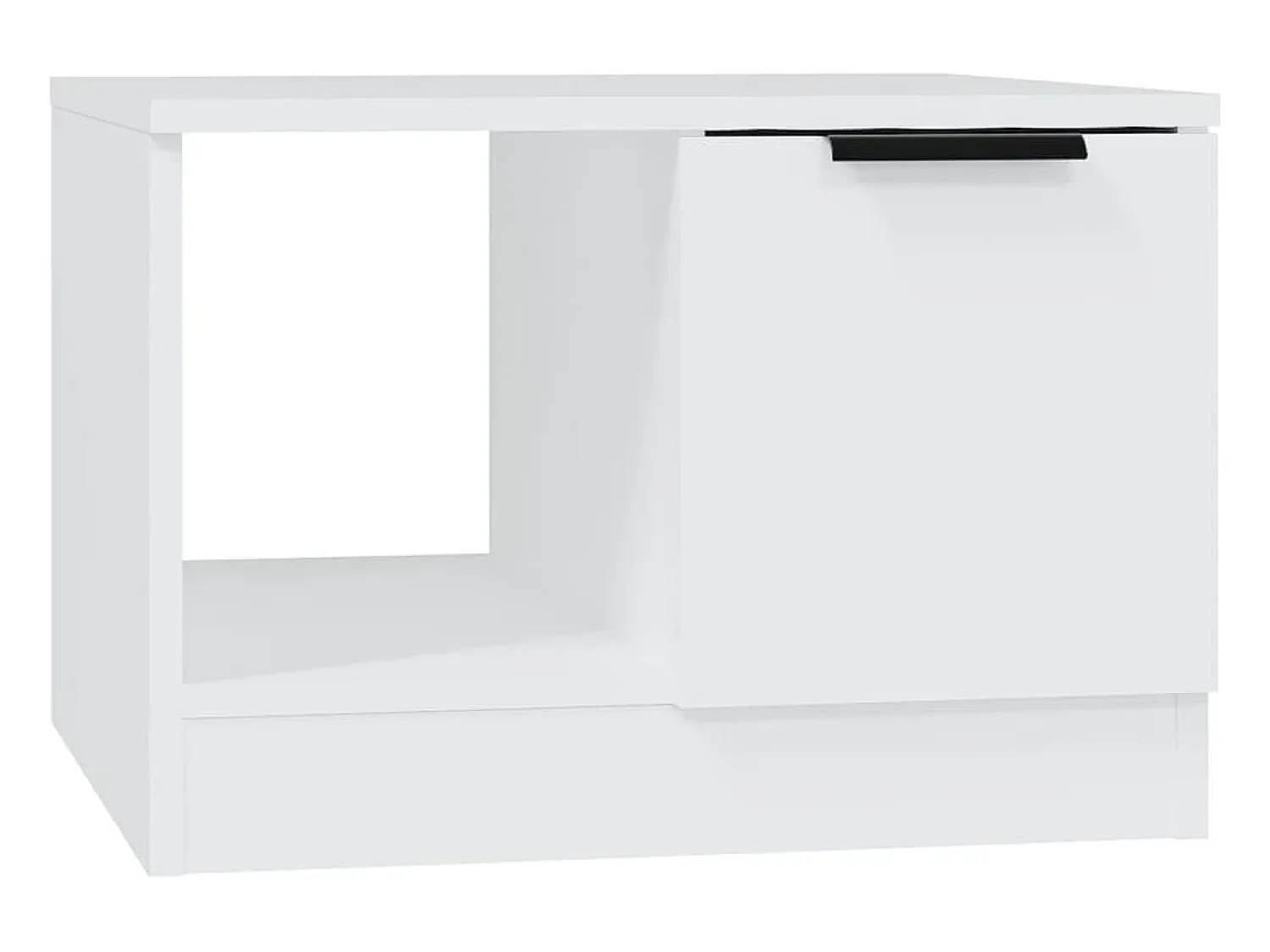 Mesa de centro 50x50x36 cm derivados de madeira PT163994 Branco