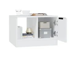 Mesa de centro 50x50x36 cm derivados de madeira PT163994 Branco