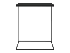 Mesa De Apoio| Mesa de centro 55x35x66 cm derivados de madeira PT842838 Preto