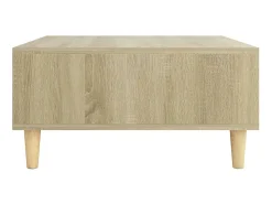 Mesa de centro 60x60x30 cm derivados de madeira carvalho sonoma PT121785^ Mesa De Centro