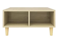 Mesa de centro 60x60x30 cm derivados de madeira carvalho sonoma PT121785^ Mesa De Centro