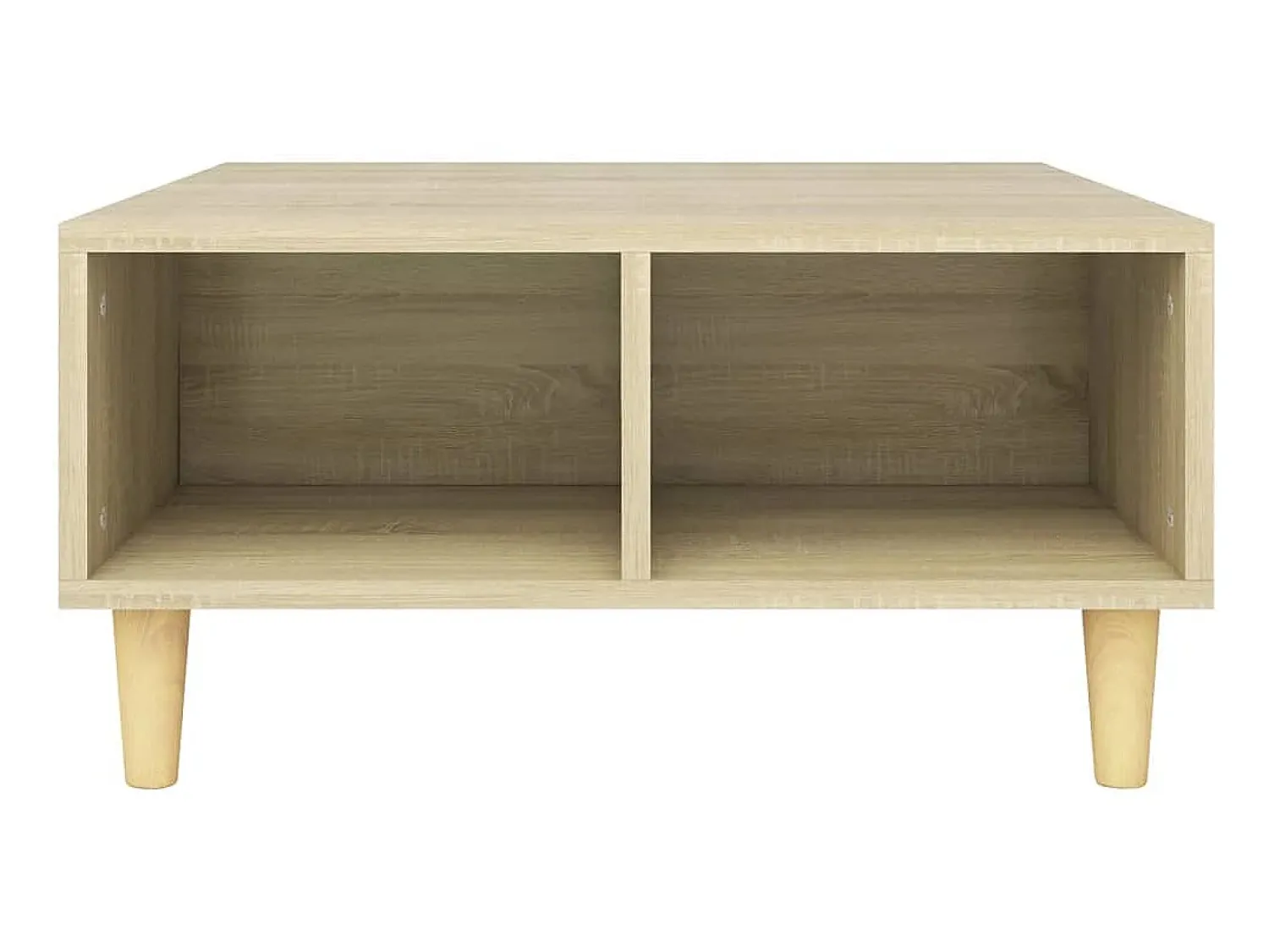 Mesa de centro 60x60x30 cm derivados de madeira carvalho sonoma PT121785^ Mesa De Centro