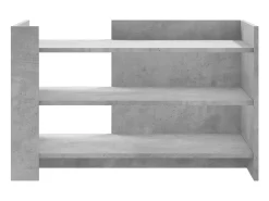 Mesa de centro 80x50x50 cm derivados de madeira cinza cimento PT552600^ Mesa De Centro