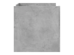 Mesa de centro 80x50x50 cm derivados de madeira cinza cimento PT552600^ Mesa De Centro
