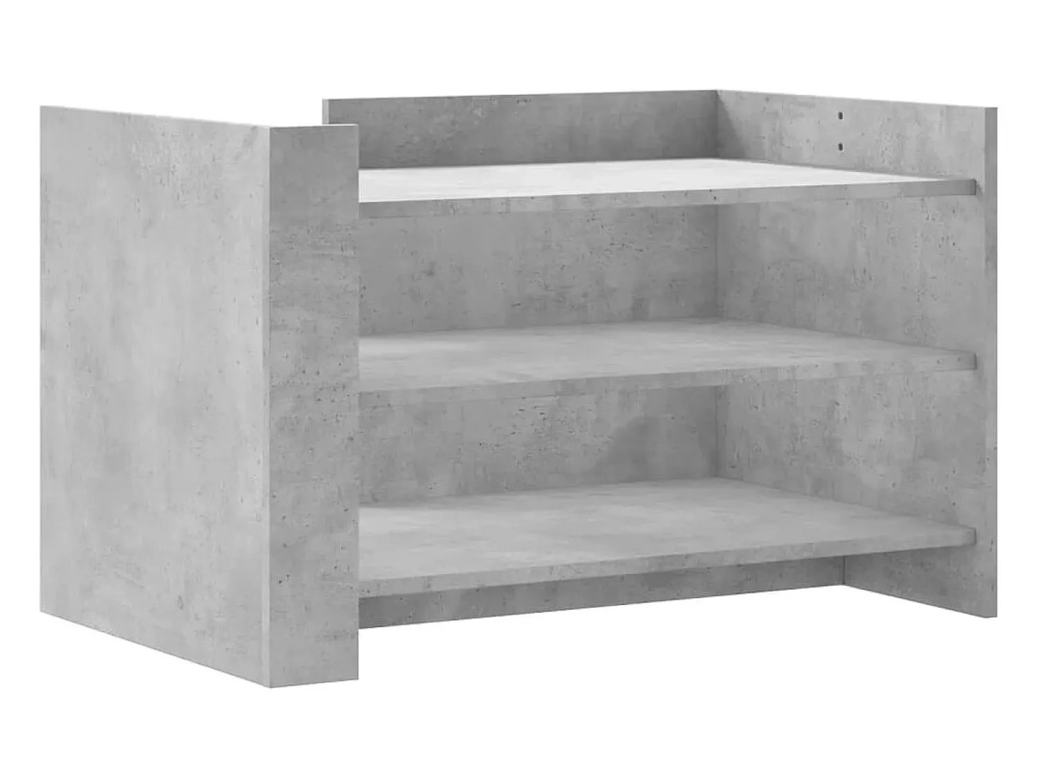 Mesa de centro 80x50x50 cm derivados de madeira cinza cimento PT552600^ Mesa De Centro