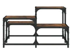 Mesa De Centro|vidaxl Mesa de centro 68x68x40 cm derivados de madeira carvalho fumado Natural claro