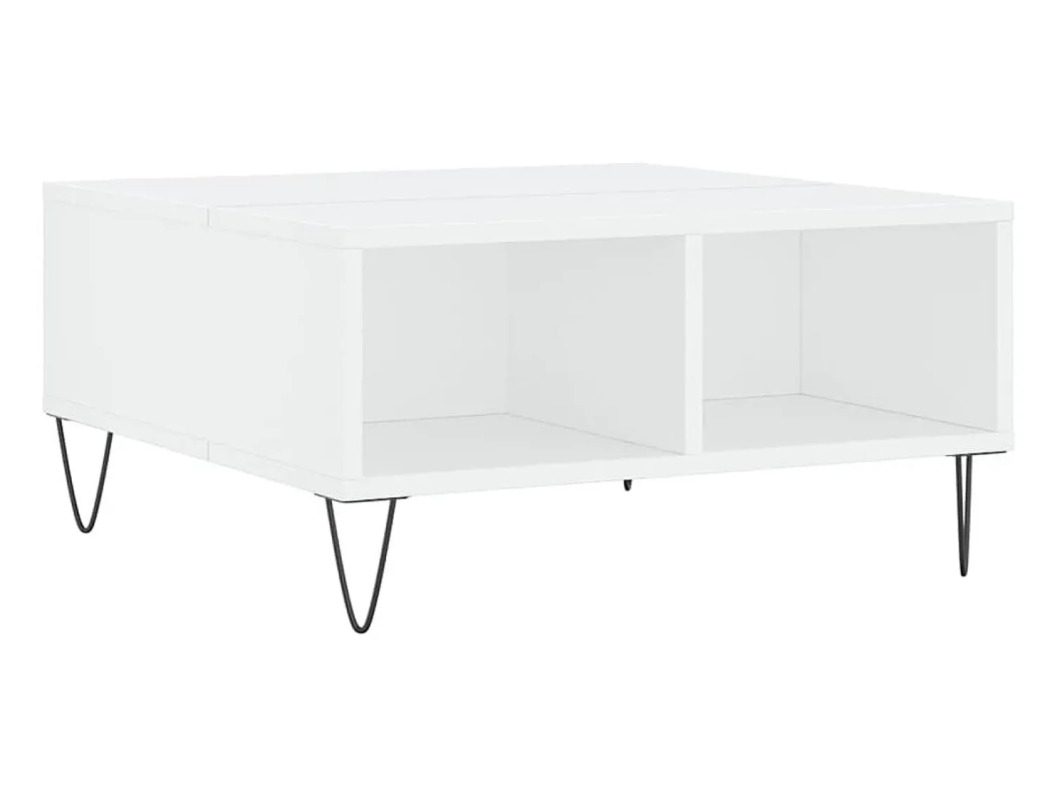 Mesa De Centro| Mesa de centro 60x60x30 cm derivados de madeira PT315036 Branco