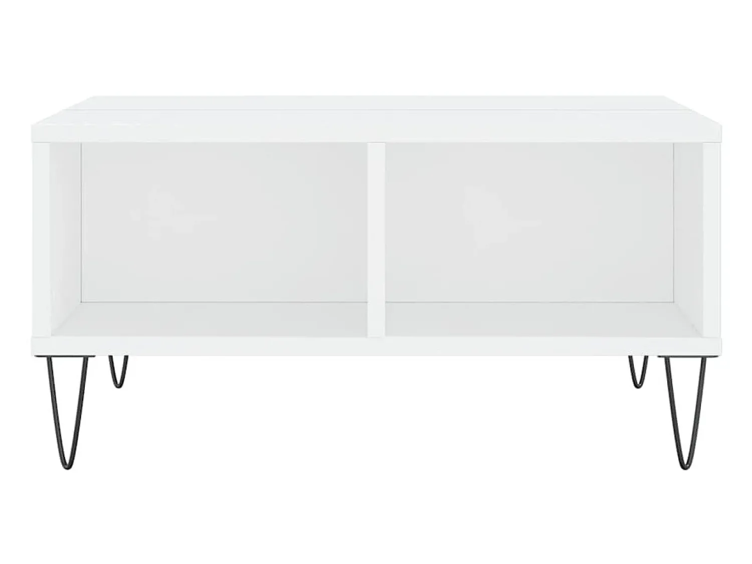Mesa De Centro| Mesa de centro 60x60x30 cm derivados de madeira PT315036 Branco