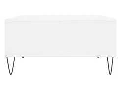 Mesa De Centro| Mesa de centro 60x60x30 cm derivados de madeira PT315036 Branco