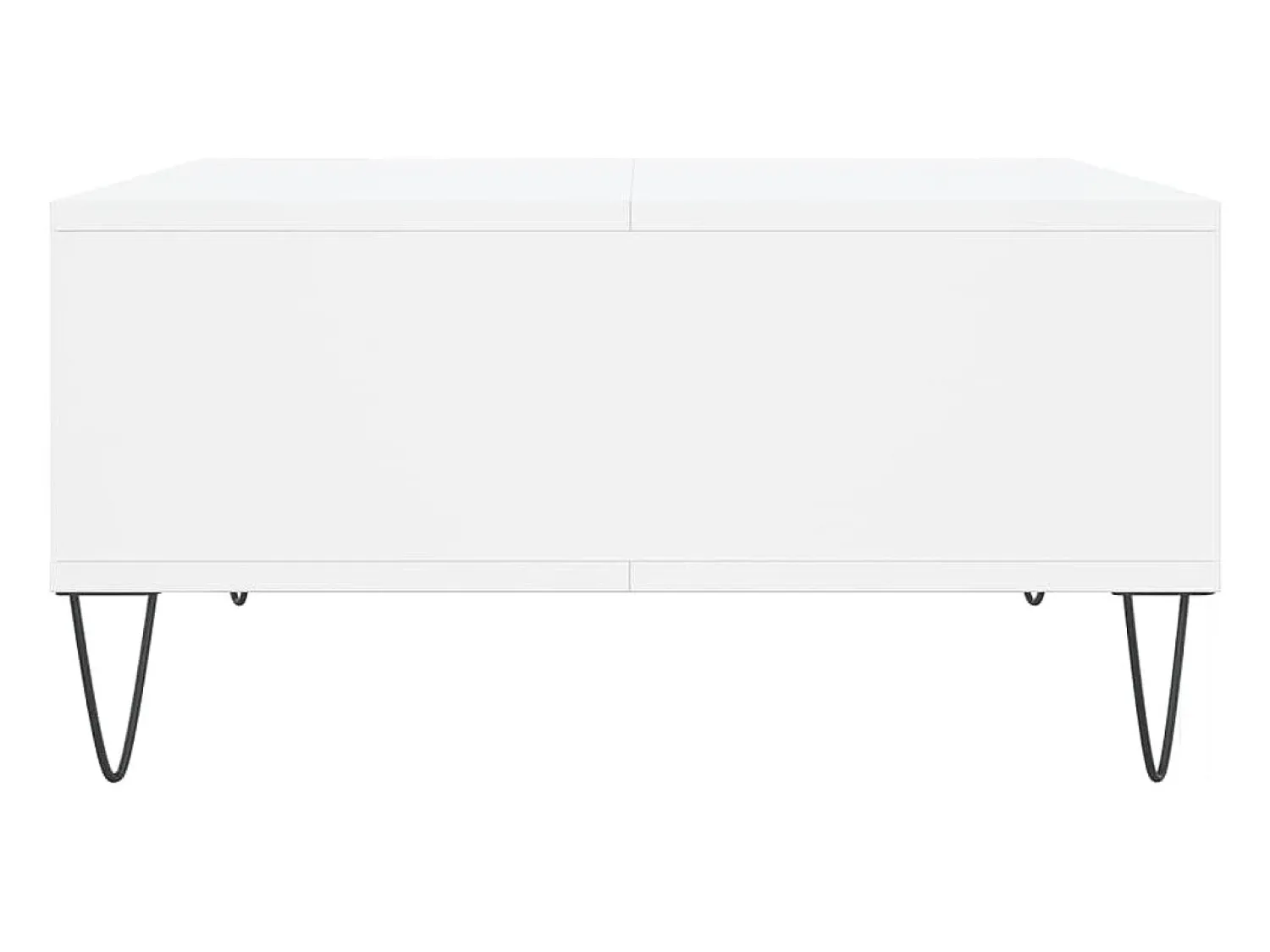 Mesa De Centro| Mesa de centro 60x60x30 cm derivados de madeira PT315036 Branco