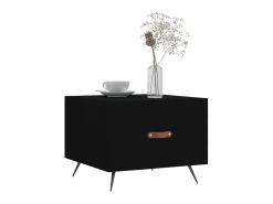 Mesa De Centro* Mesa de centro 50x50x40 cm derivados de madeira PT841549 Preto