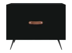 Mesa De Centro* Mesa de centro 50x50x40 cm derivados de madeira PT841549 Preto